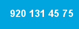 920 131 45 75 920 131 45 75